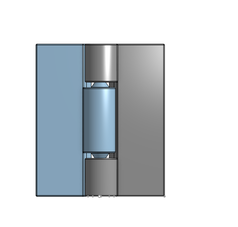Filleted hinge view 2