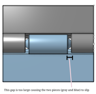 Printed hinge attempt 2 - detaching pieces