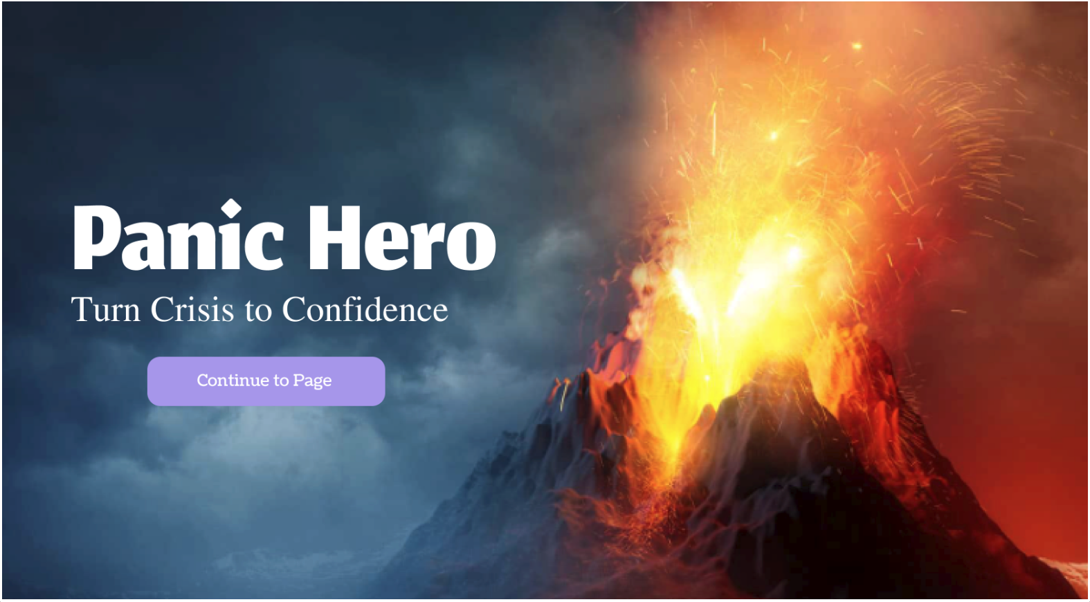 Panic Hero interface